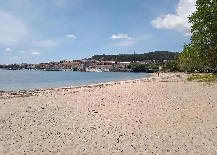O Enxidro Playa, A 40 M De Playa Jardin Lägenhet